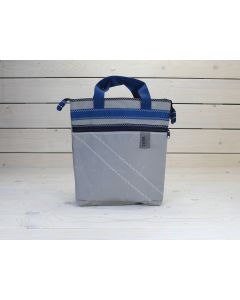 Taschenrucksack grau-blau, mittel