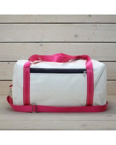 Sporttasche "Kappeln" weiß-pink