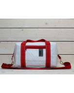 Sporttasche "Stexwig" weiß-rot - neues Segel